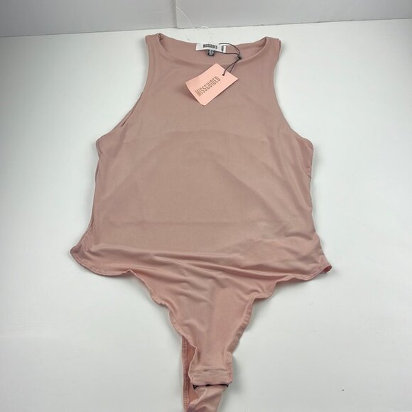 SOLD-Misguided Seam Free Racer Neck Body Suit - Picture 3 of 10